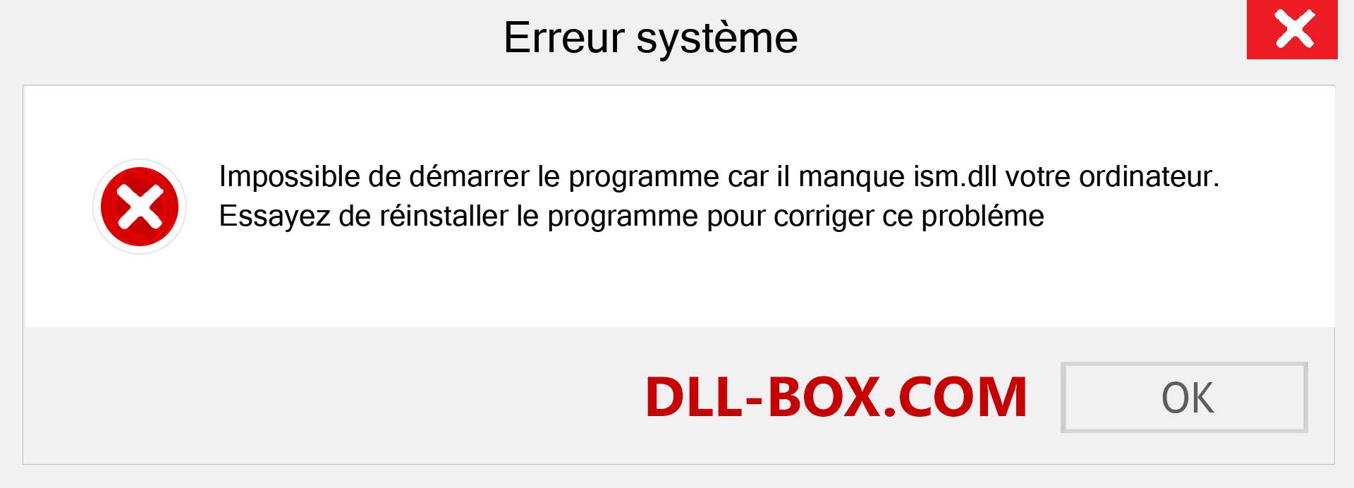 Le fichier ism.dll est manquant ?. Télécharger pour Windows 7, 8, 10 - Correction de l'erreur manquante ism dll sur Windows, photos, images